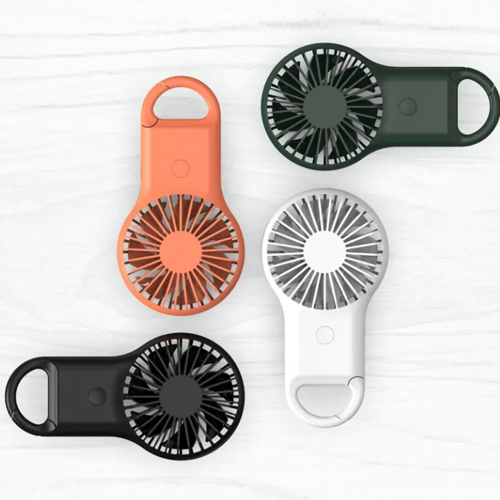 Portable Rechargeable Pocket Mini Fan with Colour Light 