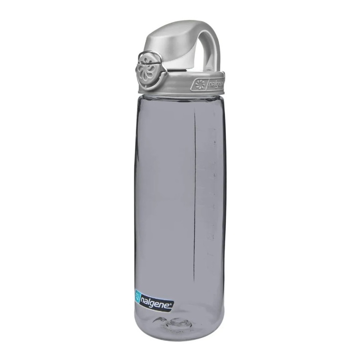 Nalgene 24oz On-The-Fly (OTF) Sustain Water Bottle – Smoke with Gray Cap