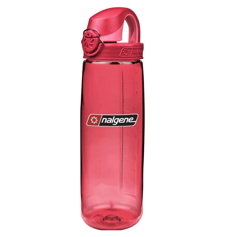 Nalgene 24oz On-The-Fly (OTF) Sustain Water Bottle – Petal with Beet Red Tonal Cap