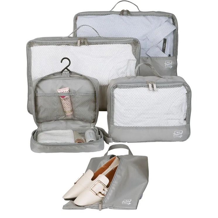 6 In 1 Travel Organizer Storage Bag Set